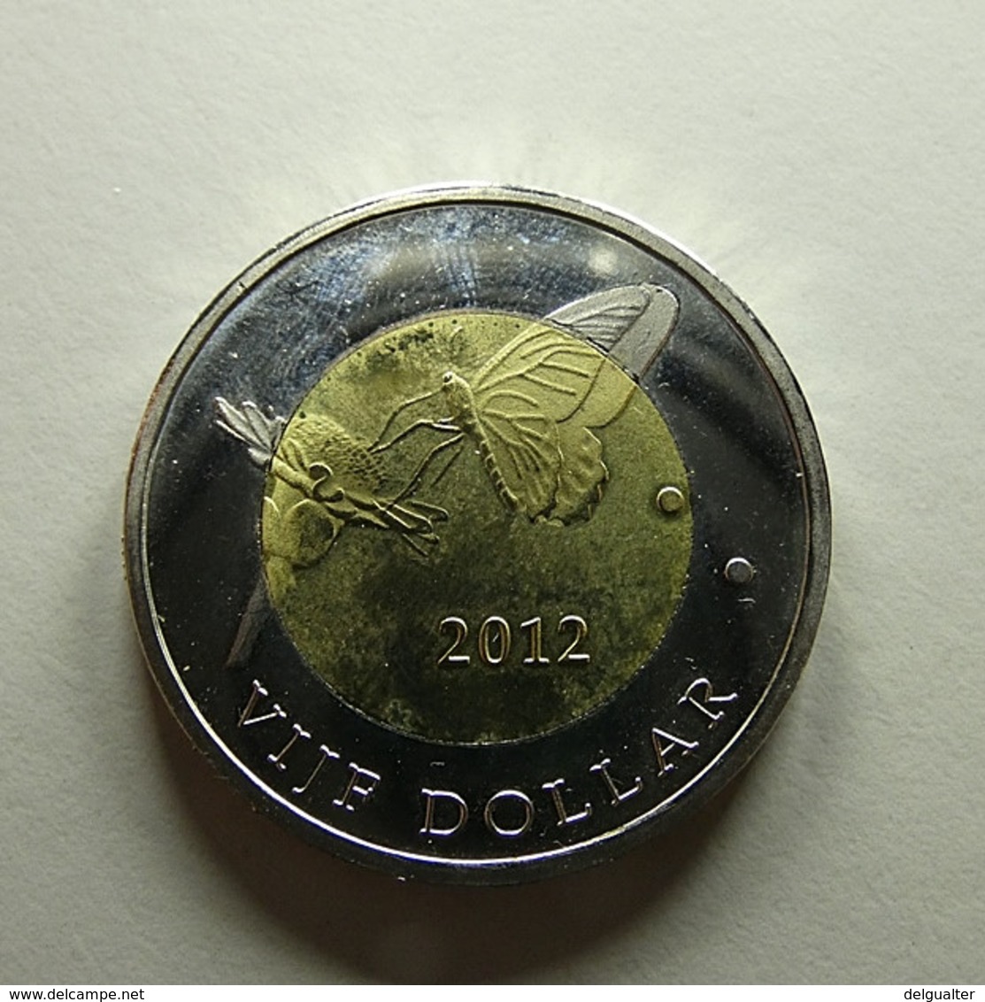Bonaire Coin Or Token 5 Dollar 2012 - Autres – Amérique
