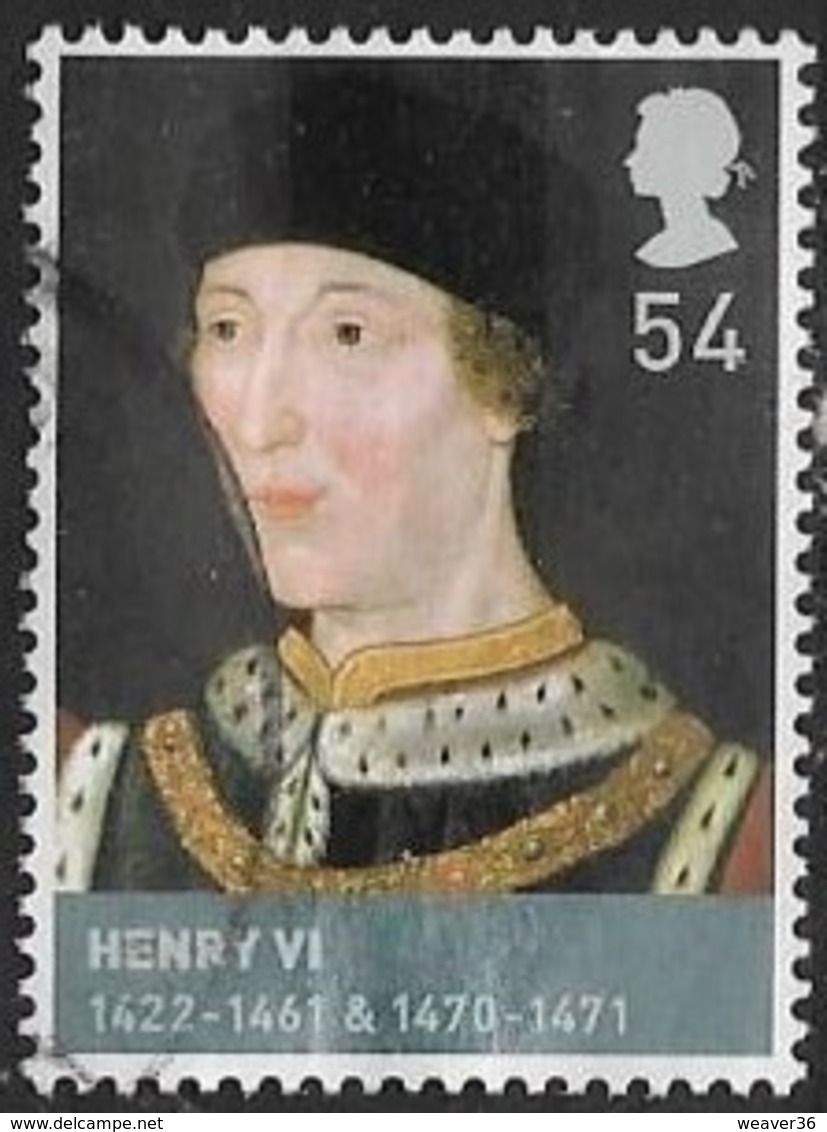 GB SG2814 2008 Kings And Queens (1st Issue) 54p Good/fine Used [11/11498/25D] - Used Stamps