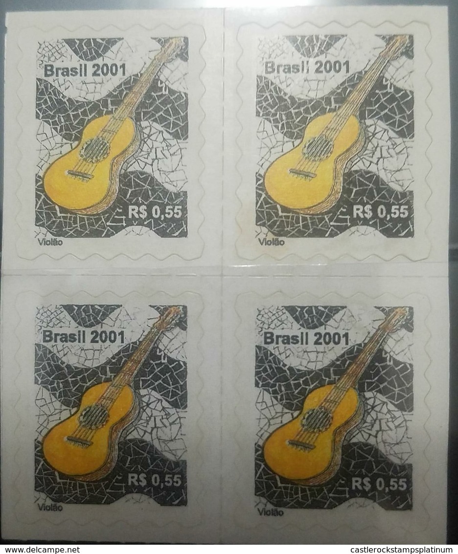 O) 2001 BRAZIL. MUSICAL INSTRUMENT- GUITAR, MNH - Neufs
