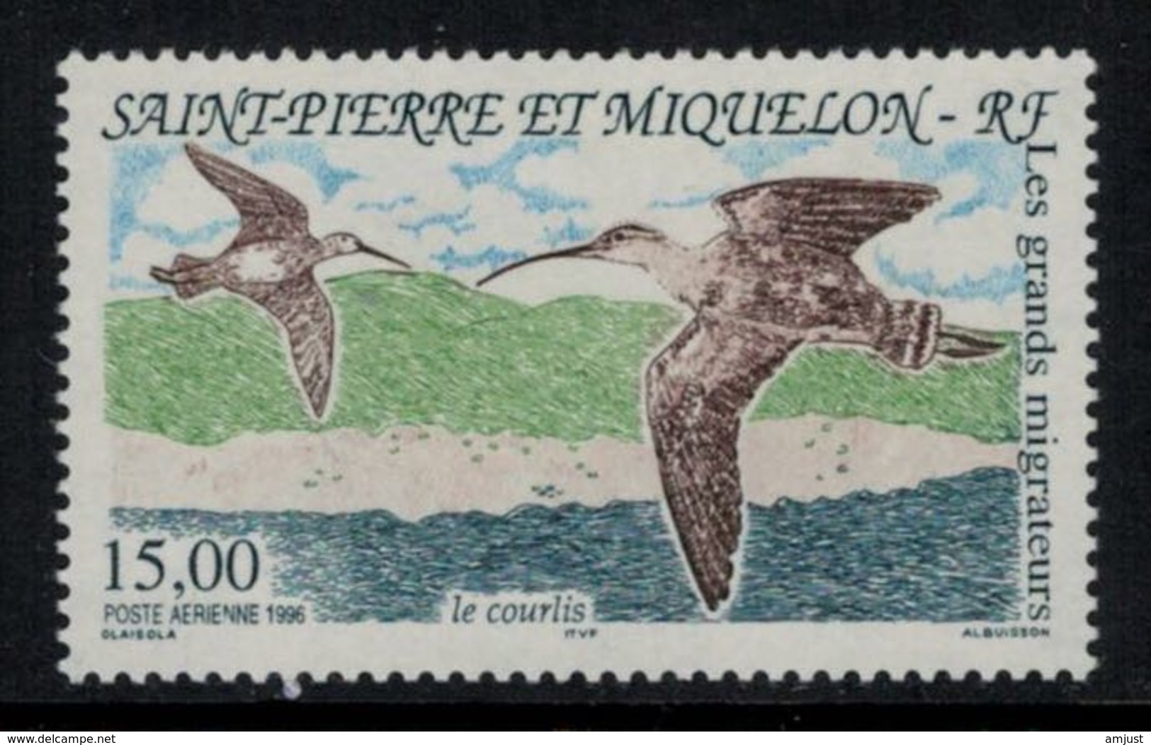 St.Pierre Et Miquelon // 1996 //  Poste Aérienne No.75 Y&T  Timbres Neufs ** MNH (sans Charnière) - Neufs