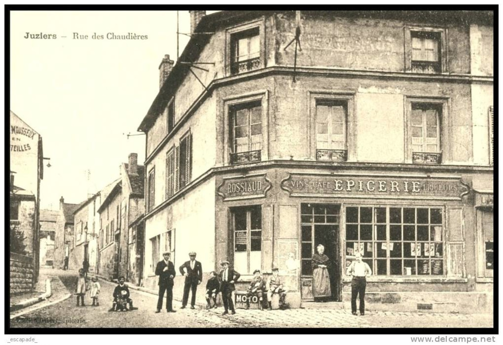 (78) JUZIERS  - L EPICERIE "ROSSIAUD" RUE DES CHAUDIERES -   Bb-207 - Autres & Non Classés