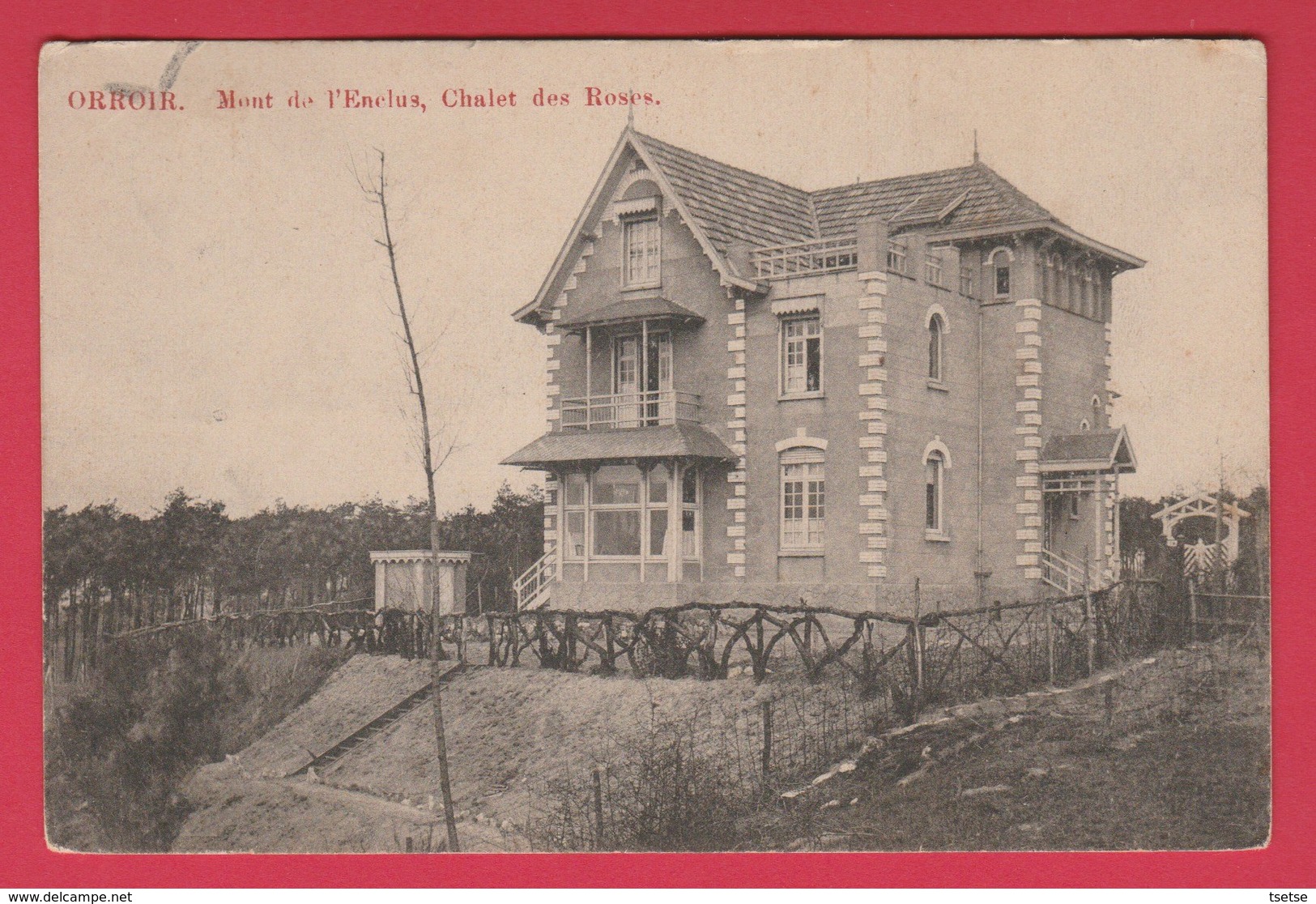 Orroir - Mont De L'Enclus - Chalet Des Roses - 1909 ( Voir Verso) - Kluisbergen