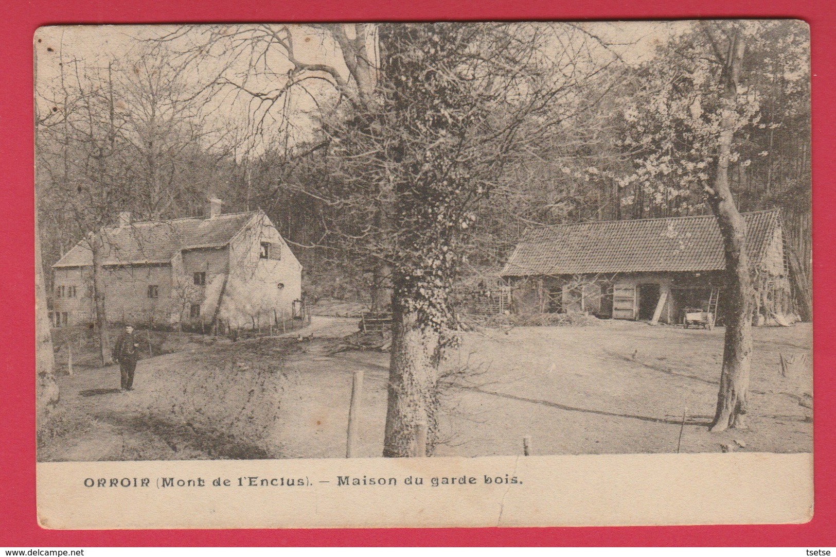 Orroir - Mont De L'Enclus - Maison Du Garde Bois -1909 ( Voir Verso  ) - Mont-de-l'Enclus