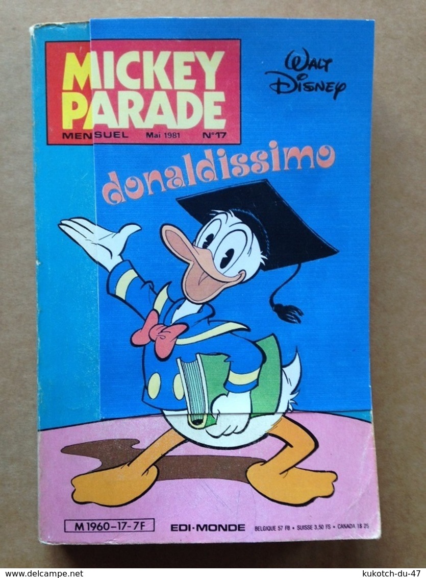 Disney - Mickey Parade - Année 1981 - N°17 - Mickey Parade