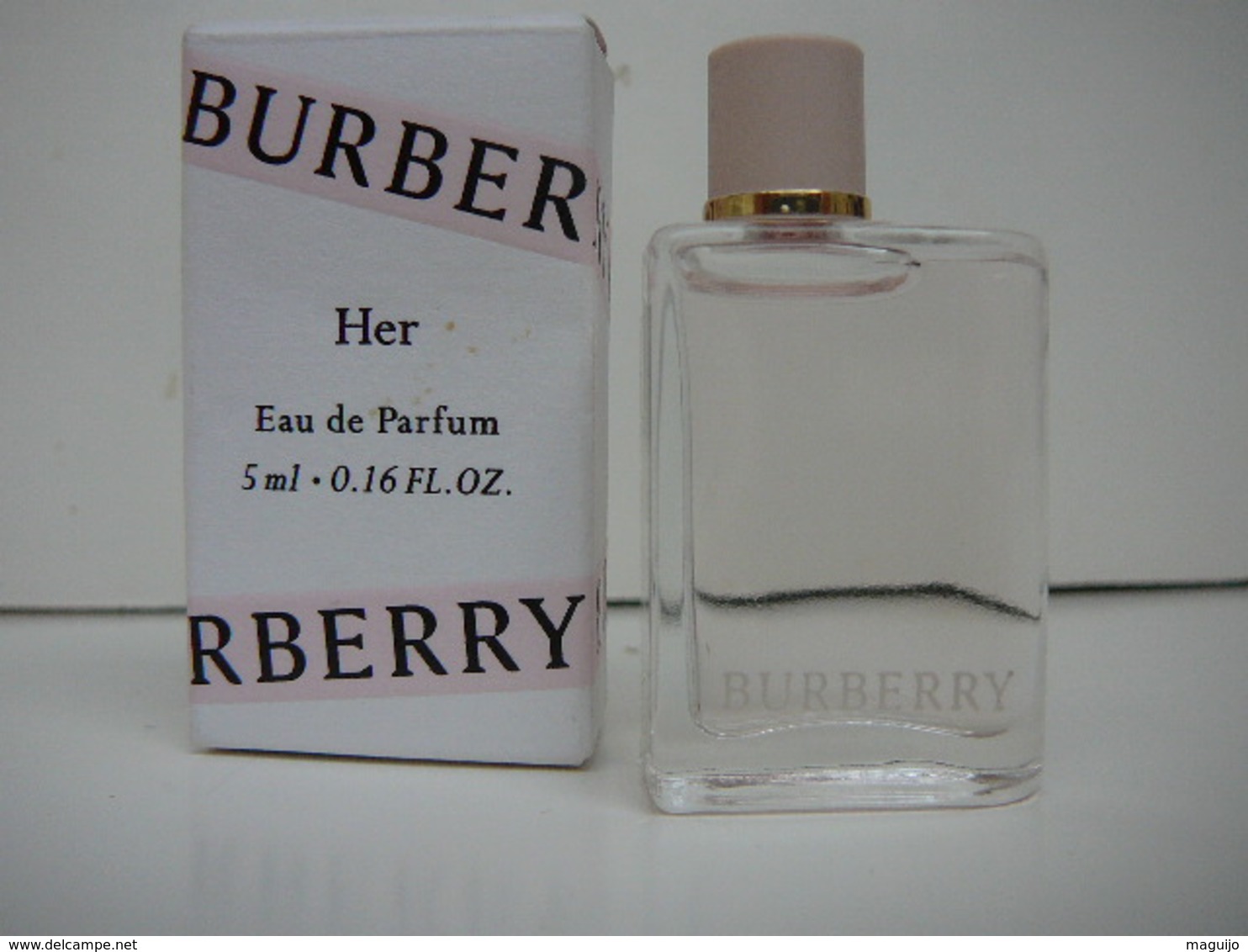 BURBERRY" HER" MINI EDP 5 ML  LIRE ET VOIR!! - Miniatures Womens' Fragrances (in Box)