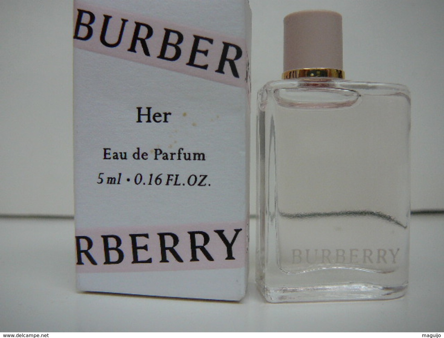 BURBERRY" HER" MINI EDP 5 ML  LIRE ET VOIR!! - Miniatures Womens' Fragrances (in Box)