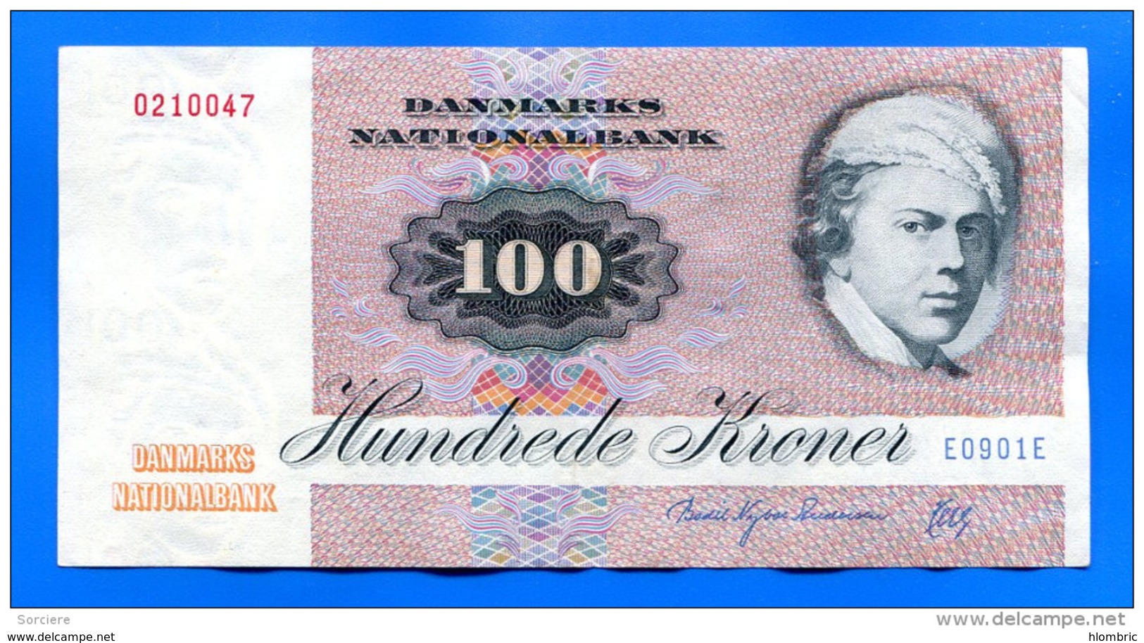 Danemark  100 Kroner 1972 - Danemark