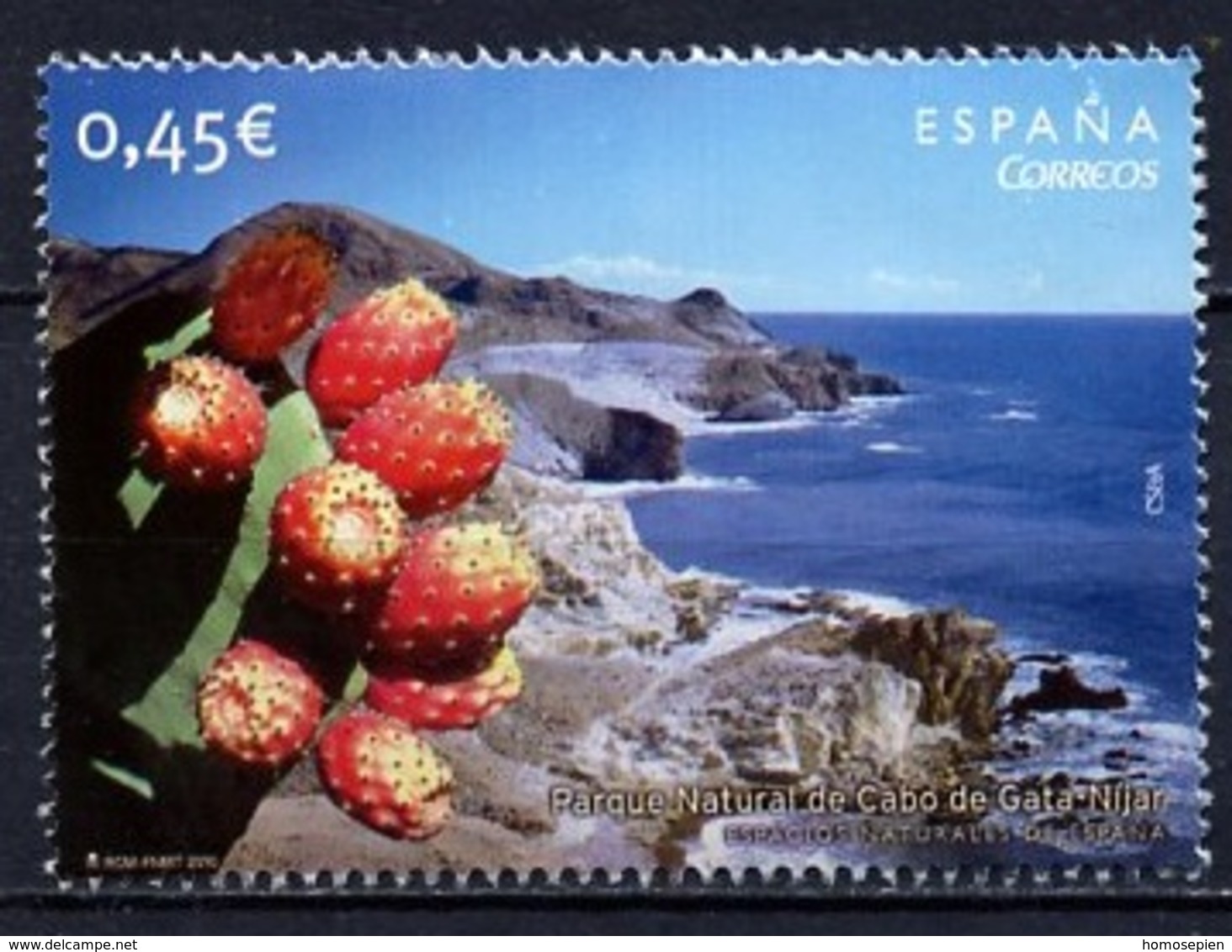 Espagne - Spain - Spanien 2010 Y&T N°4248 - Michel N°4543 (o) - 0,45€ Parc Du Cabo De Gata Njar - Used Stamps