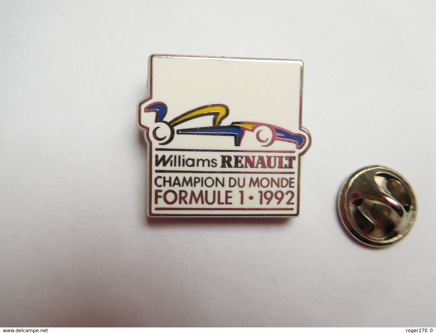 Beau Pin's En Zamac , Auto F1 Williams Renault , Formule 1 , Champion Du Monde 1992 - Renault