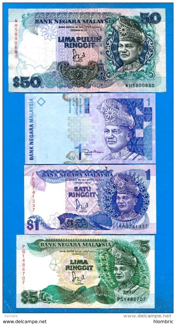 Malaysie  50  Ringgit   +  3  Billets - Malaysie