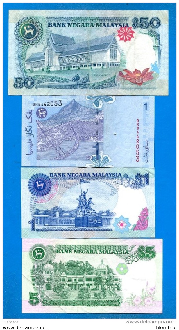Malaysie  50  Ringgit   +  3  Billets - Malaysie