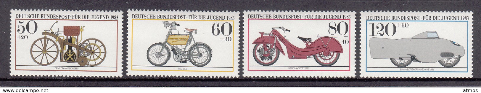 Germany MNH Michel Nr 1168/71 From 1983 / Catw 5.50 EUR - Ongebruikt