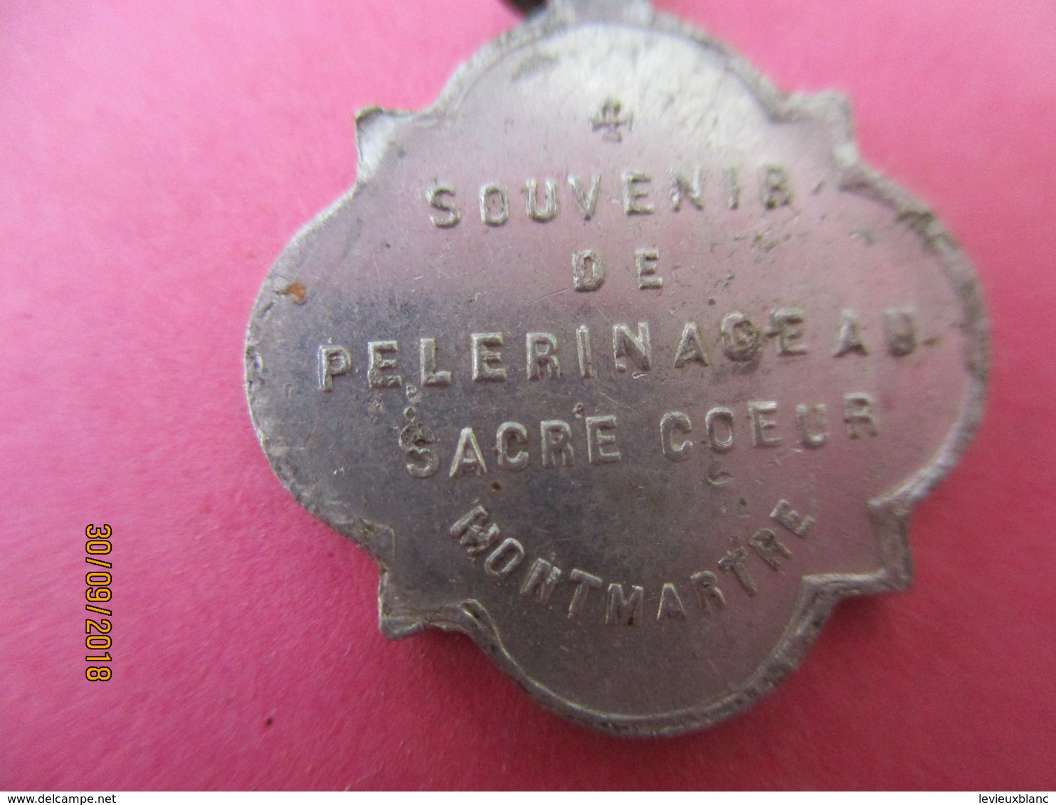 Médaille De Chaînette/Jésus Ayez Pitié De Nous/Souvenir De Pélérinage Sacré Coeur Montmartre /Vers 1920 -1950    CAN 808 - Religion & Esotérisme