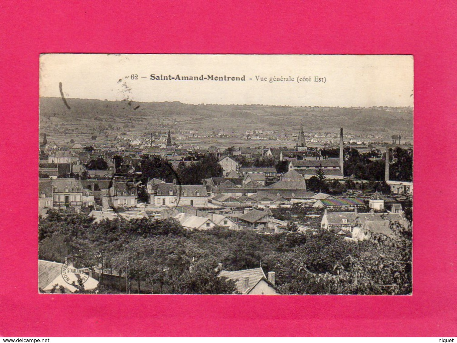 18 Cher, Saint-Amand-Montrond, Vue Générale (côté Est), 1915, (Nouvelles Galeries) - Saint-Amand-Montrond