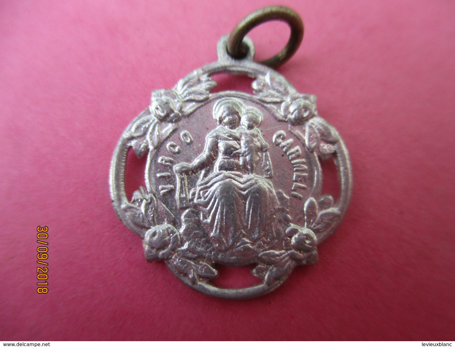 Médaille De Chaînette/Virgo Carmeli / Coeur De Jésus /Vers 1950 -1970    CAN 810 - Religion & Esotericism