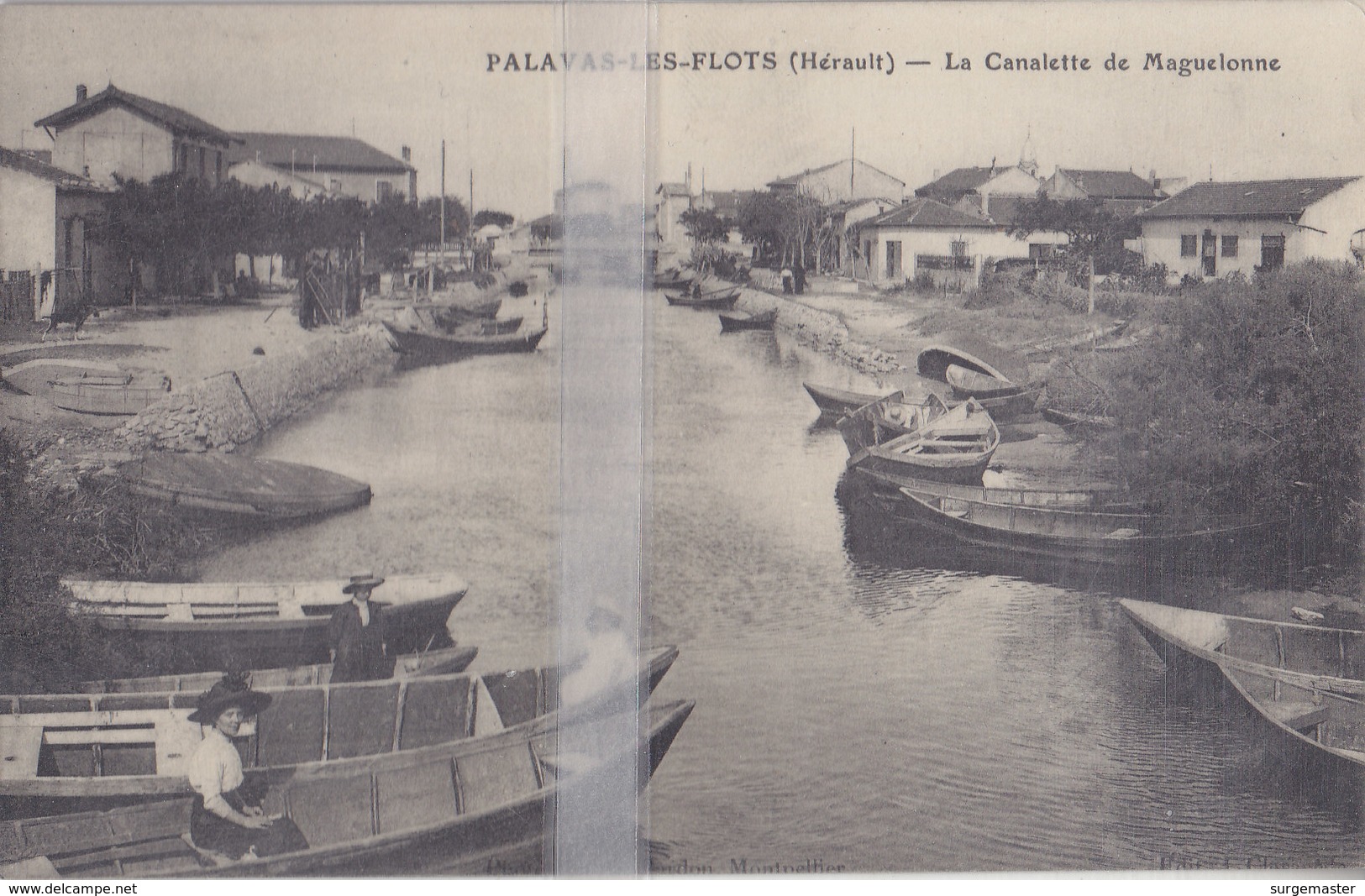 CPA PALAVAS-LES-FLOTS LA CANALETTE DE MAGUELONNE - Palavas Les Flots