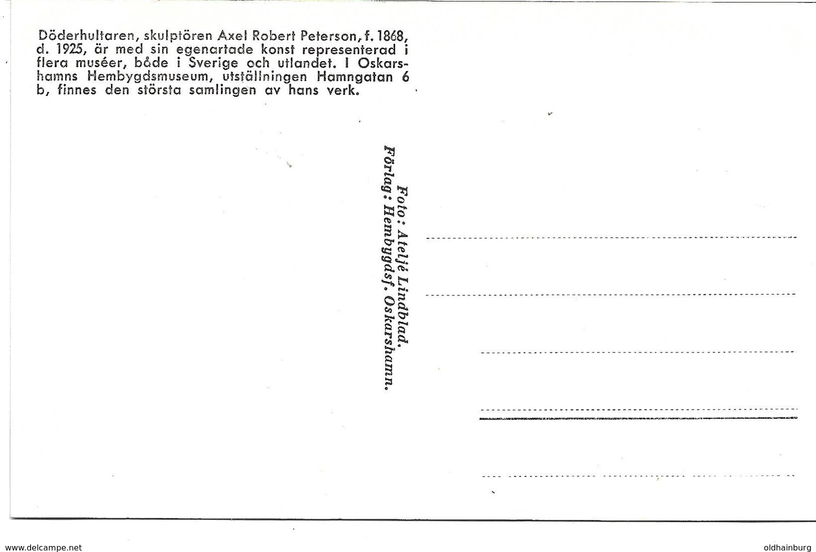 3050n: AK Schweinemotiv (Skulpturen- Siehe Beschreibung Auf Scan 2) Aus Schweden, Um 1960, Ungelaufen - Maiali