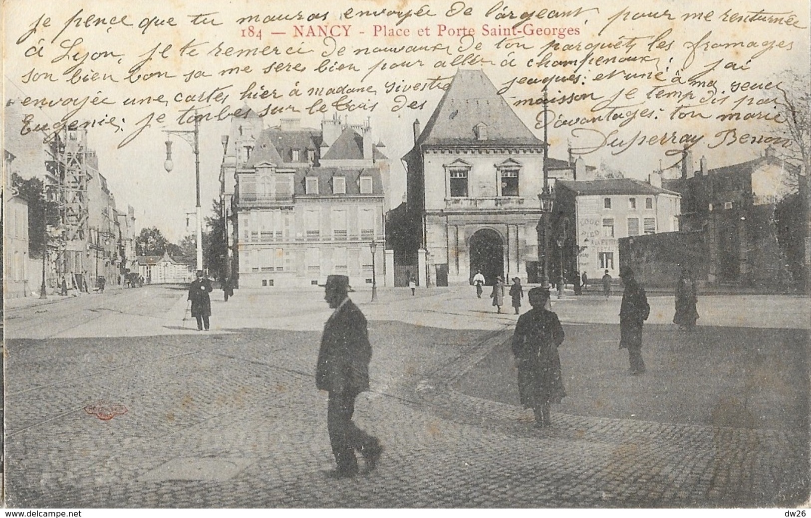 Nancy (Meurthe-et-Moselle) - Place Et Porte St Saint-Georges - Edition Royer & Cie - Carte N° 184 - Nancy