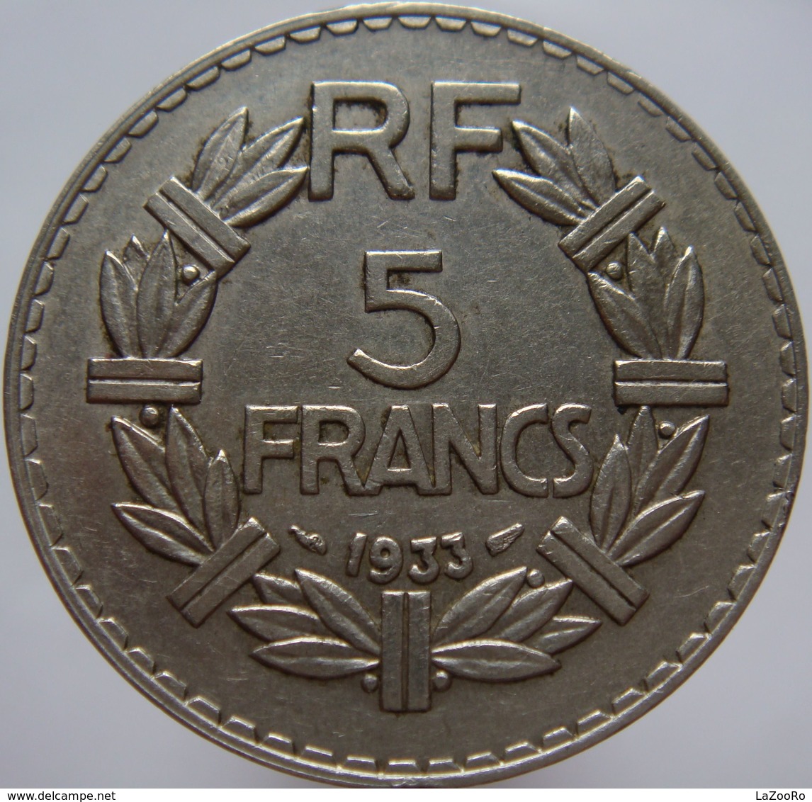 France 5 Francs 1933 VF / XF - Autres & Non Classés
