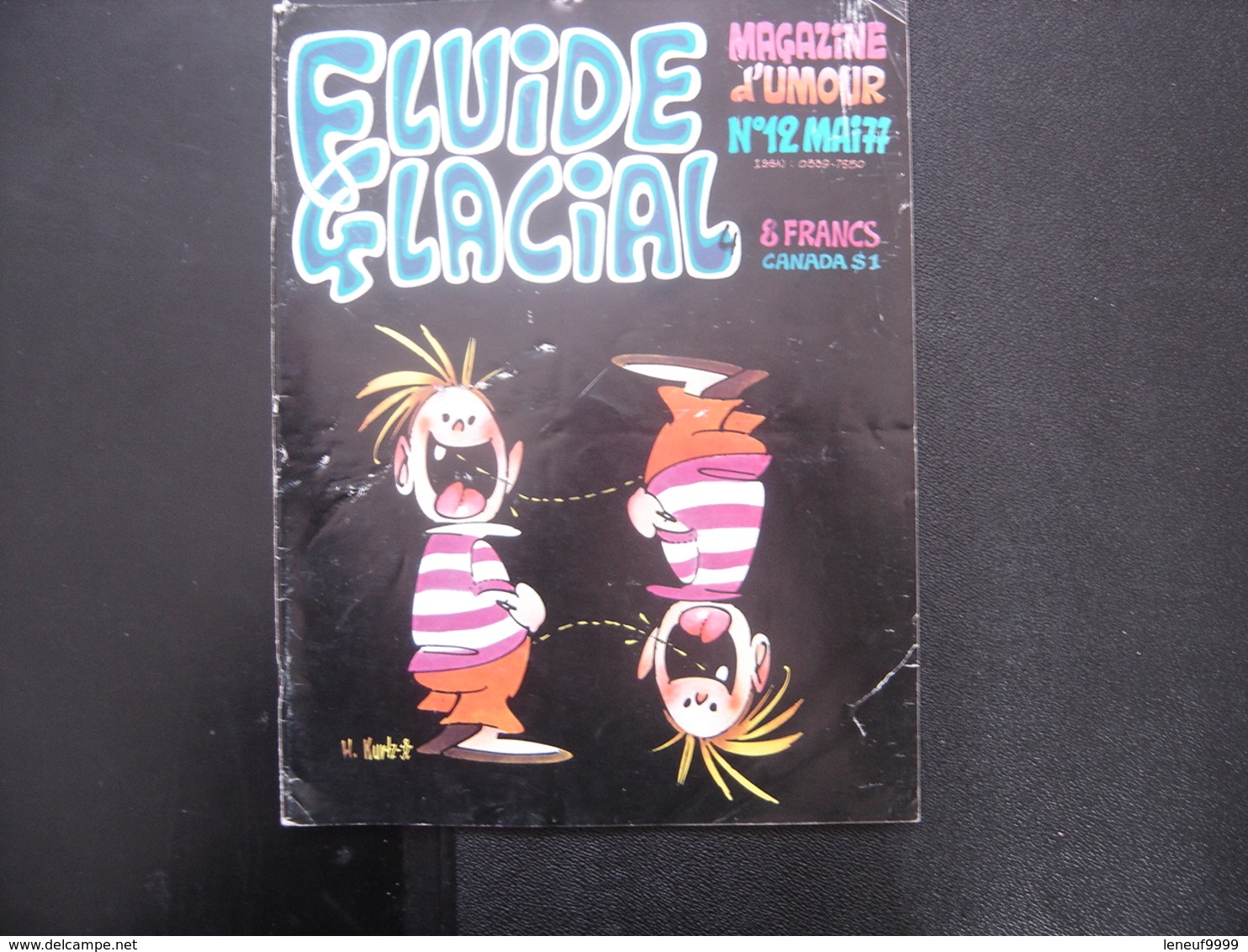 1977 Bande Dessinée FLUIDE GLACIAL N° 12 Dessins Humour - Fluide Glacial