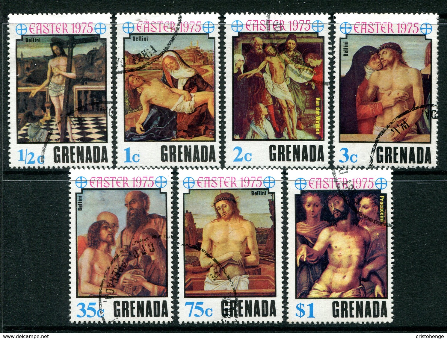 Grenada 1975 Easter Set Used (SG 705-711) - Grenada (1974-...)