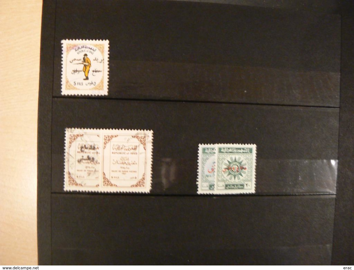IRAK - Collection de timbres oblitérés toutes périodes dans un petit album