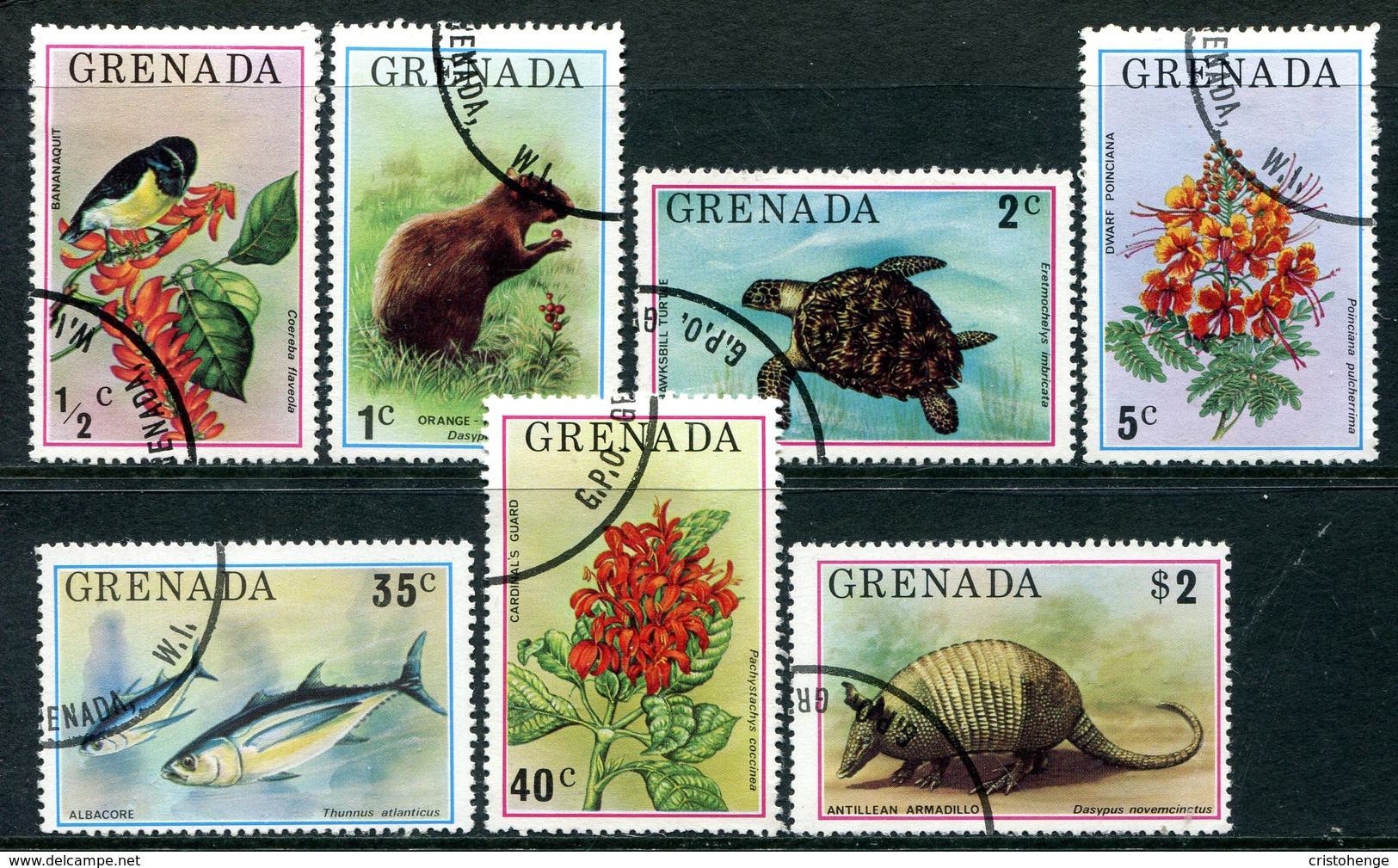 Grenada 1976 Flora And Fauna Set Used (SG 761-767) - Grenada (1974-...)