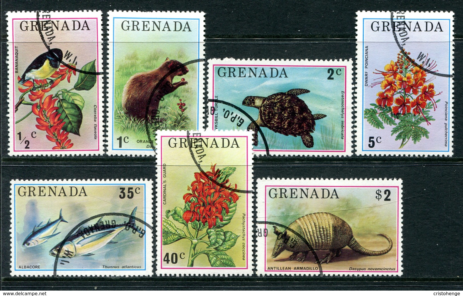 Grenada 1976 Flora And Fauna Set Used (SG 761-767) - Grenada (1974-...)