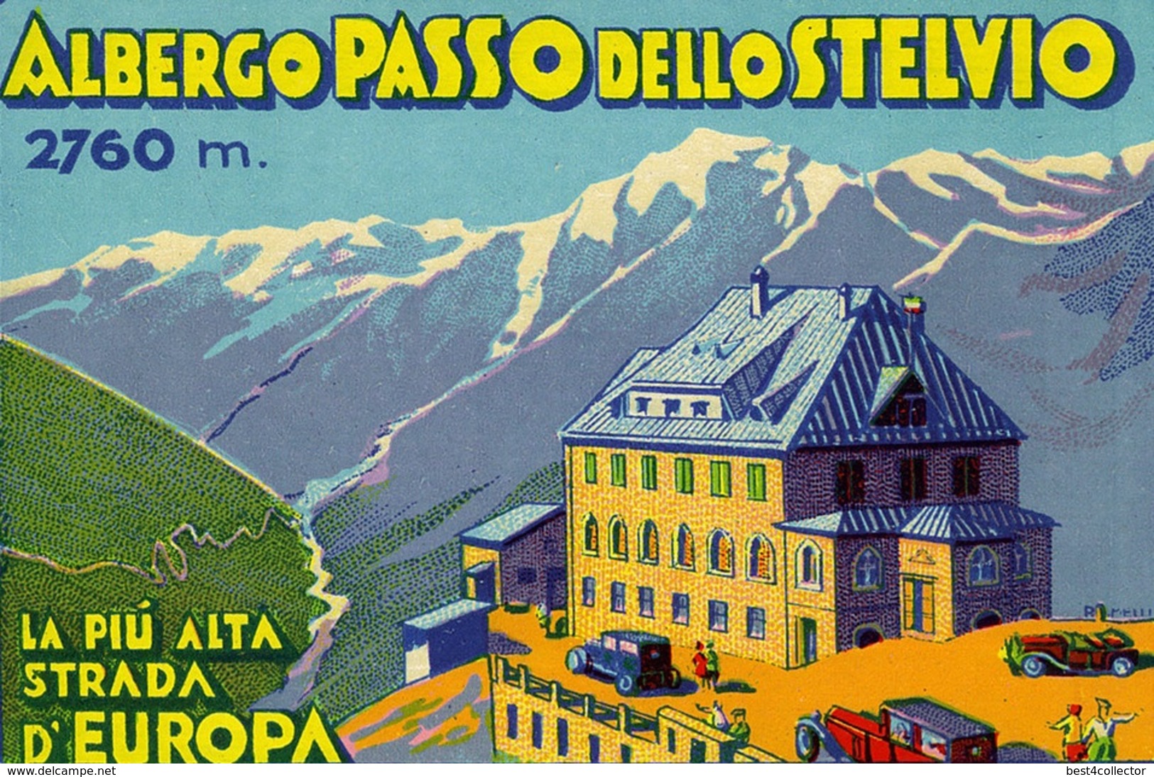 @@@ MAGNET - Albergo Passo Dello Stelvio Italy - Pubblicitari