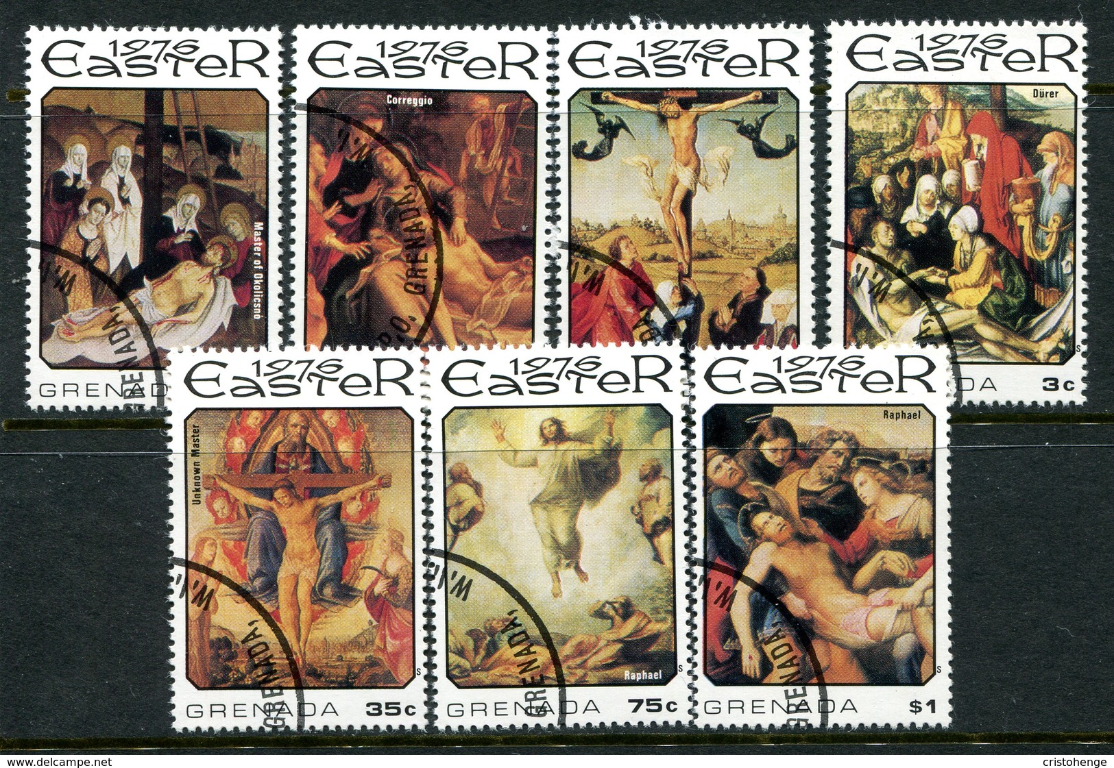 Grenada 1976 Easter Set Used (SG 777-783) - Grenada (1974-...)