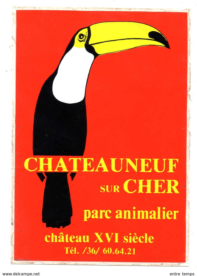 Chateauneuf Sur Cher Autocollant Parc Animalier - Autocollants