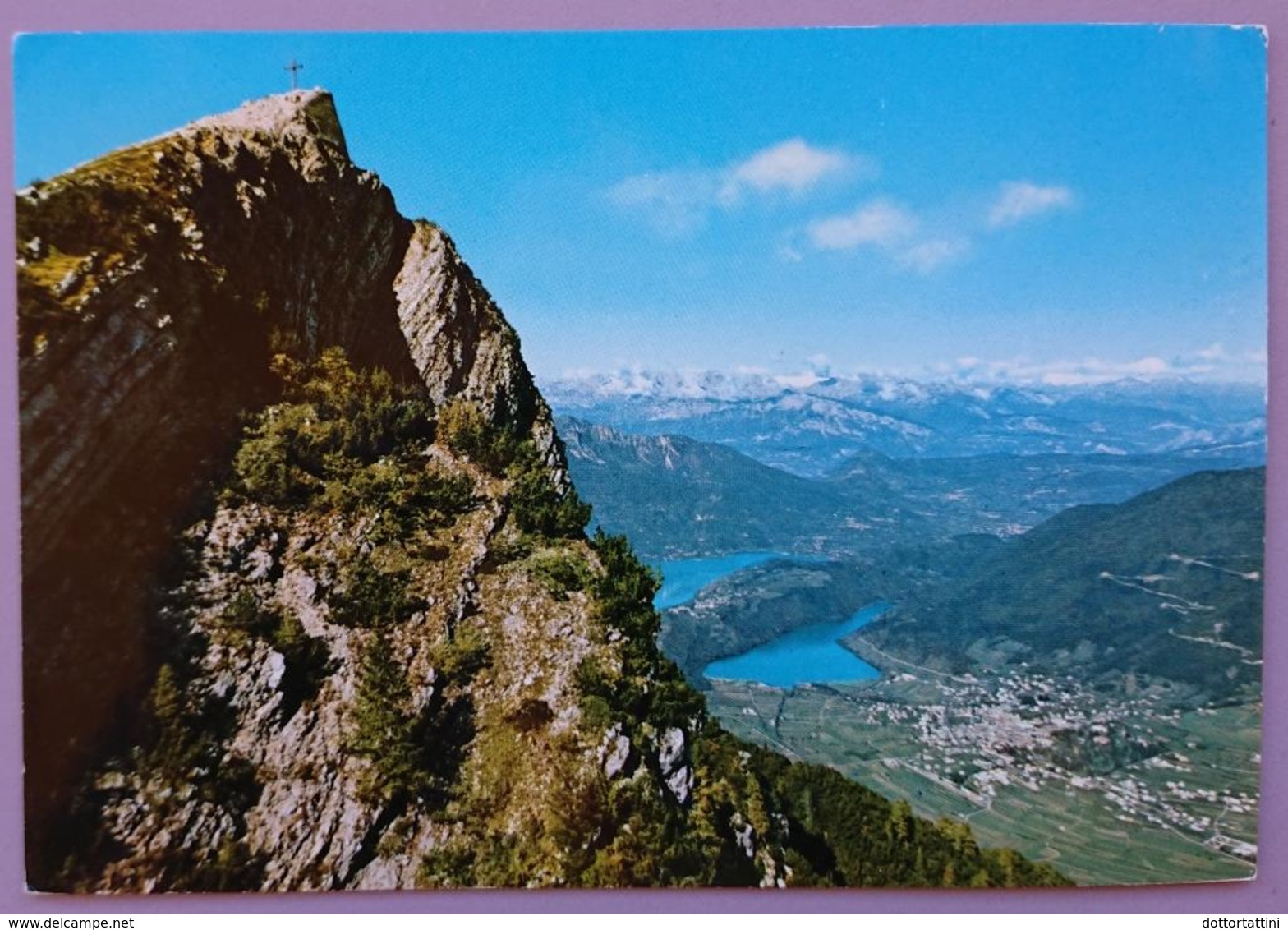 LAGO DI LEVICO  E CALDONAZZO Con Nello Sfondo Il Brenta Visti Dal Pizzo Di Levico - Albergo Vezzena -  Vg TA2 - Trento