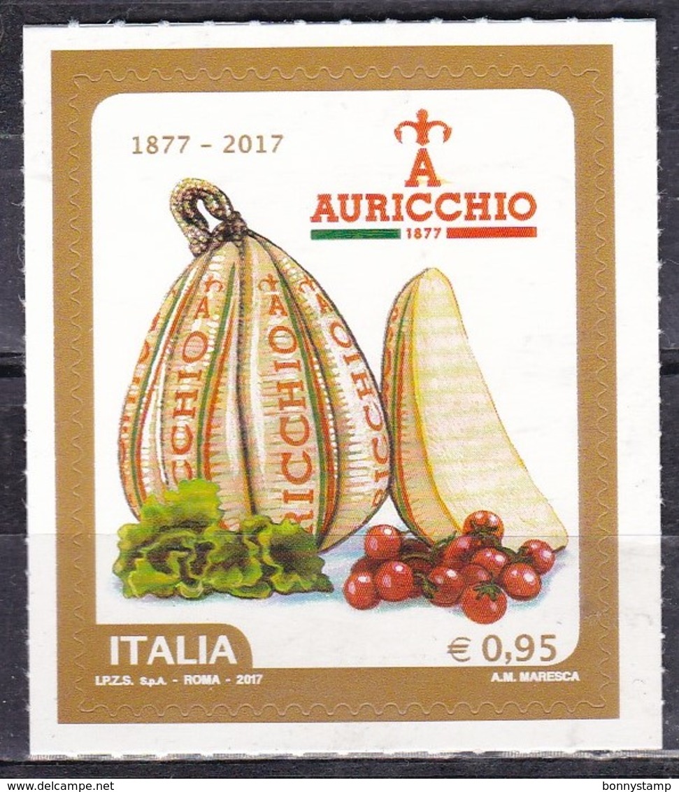 Repubblica Italiana, 2017 - 95c Auricchio - Nr.3815 MNH** - 2011-20:  Nuovi