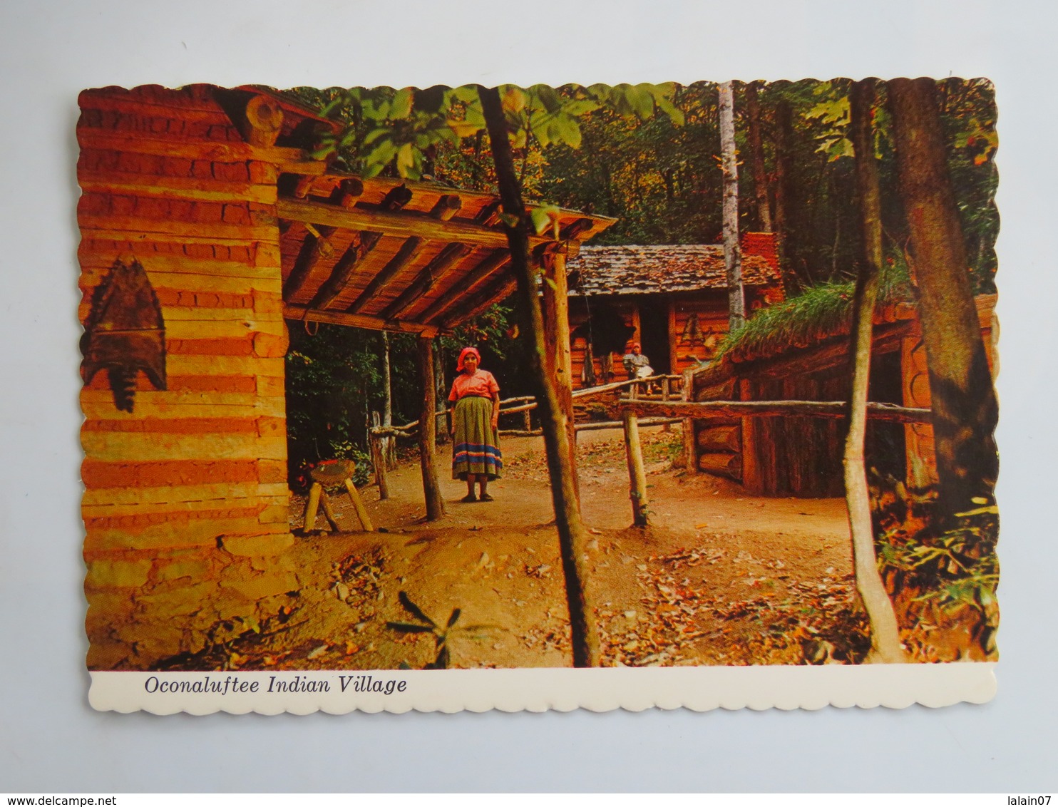 Carte Postale : U.S.A. : North Carolina : OCONALUFTEE Indian Village - Autres & Non Classés