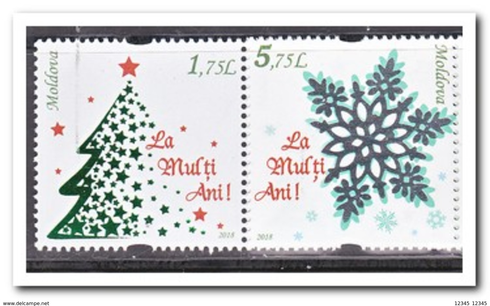 Moldavië 2018, Postfris MNH, Christmas - Moldavia