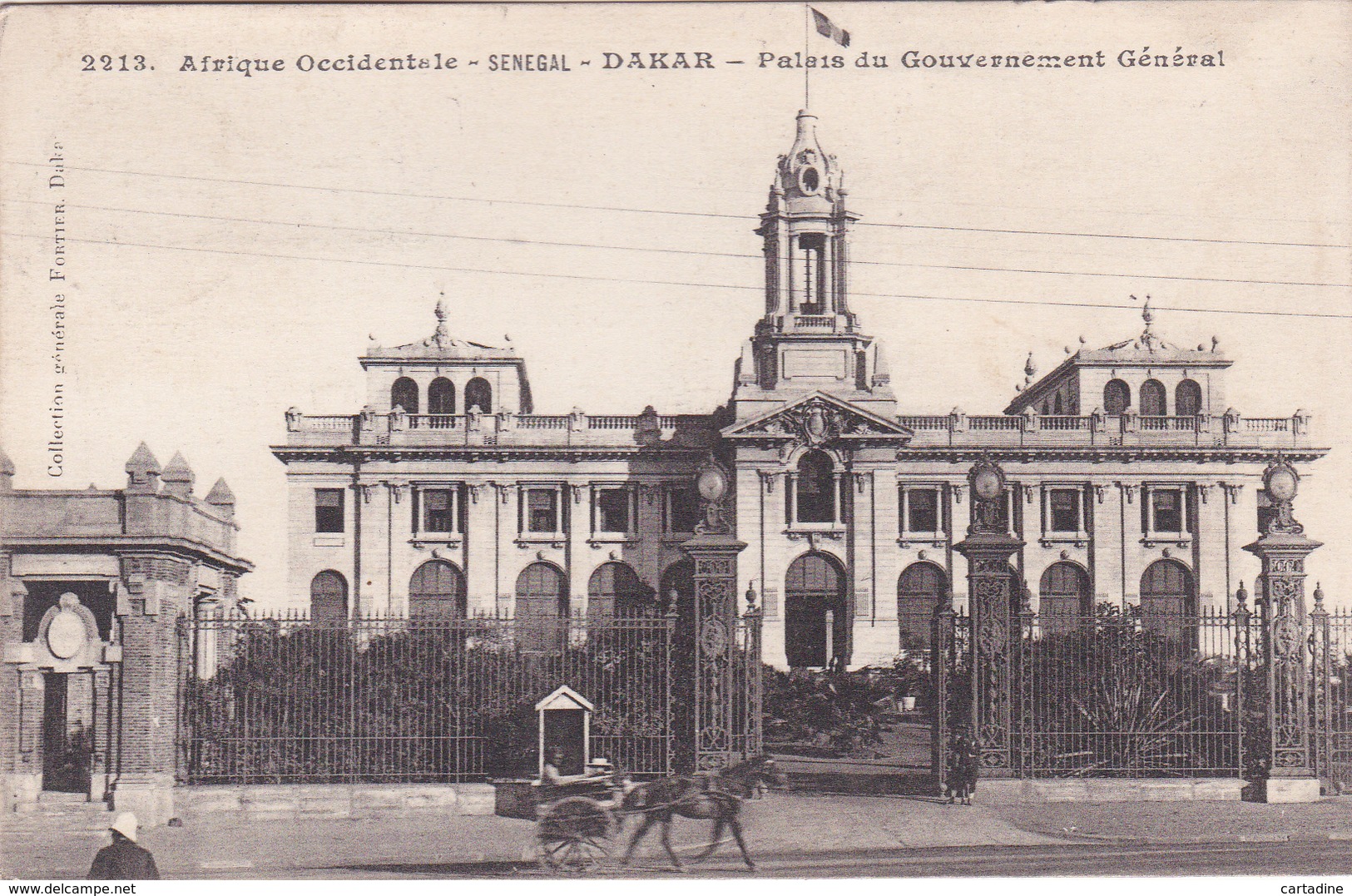 CPA Afrique Occidentale - Sénégal - Dakar - Palais Du Gouvernement Général - 1913 - Sénégal