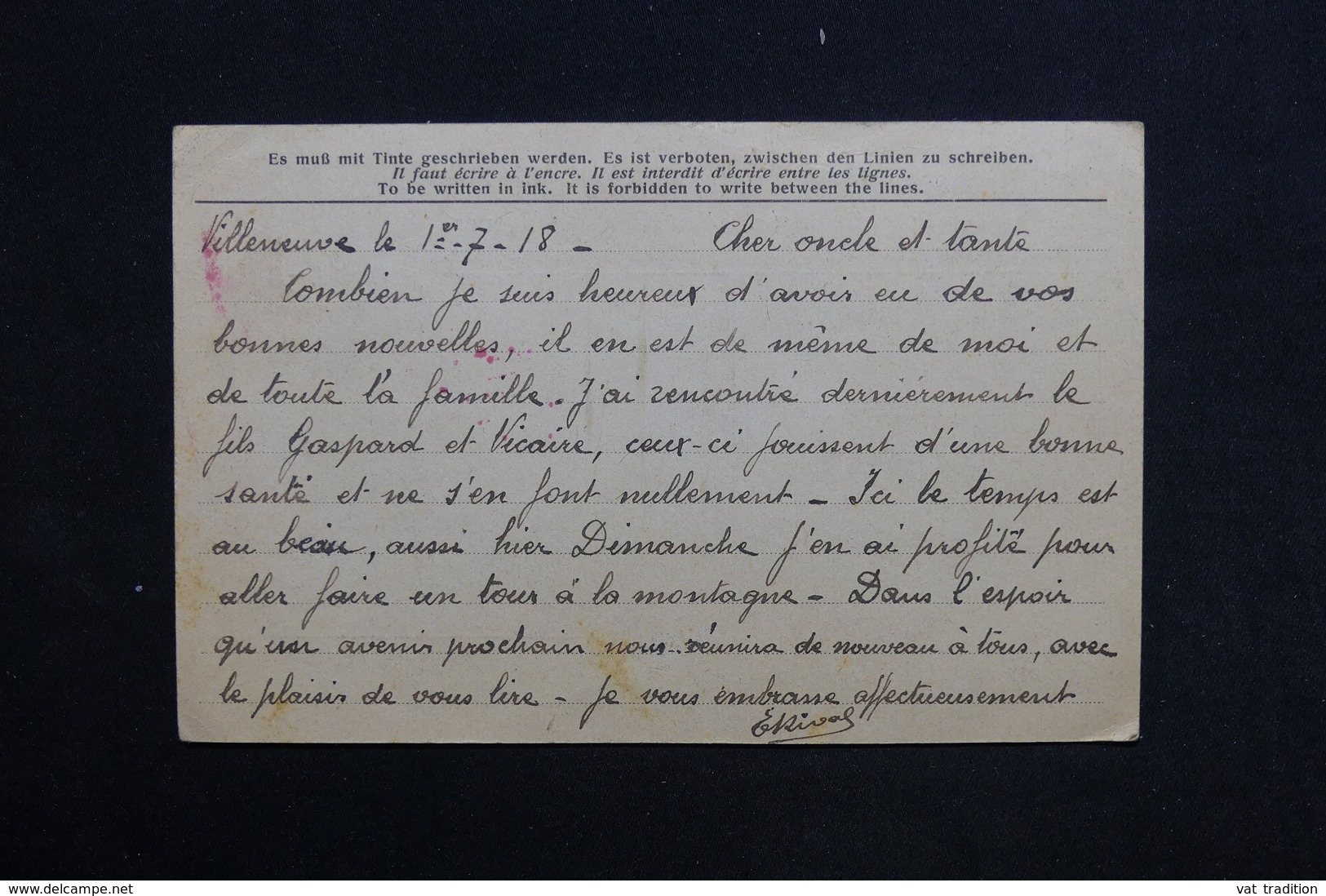 BELGIQUE - Carte De Correspondance De Prisonnier En Suisse Pour Ostende En 1918 , Cachet De Censure - L 28811 - Prisonniers