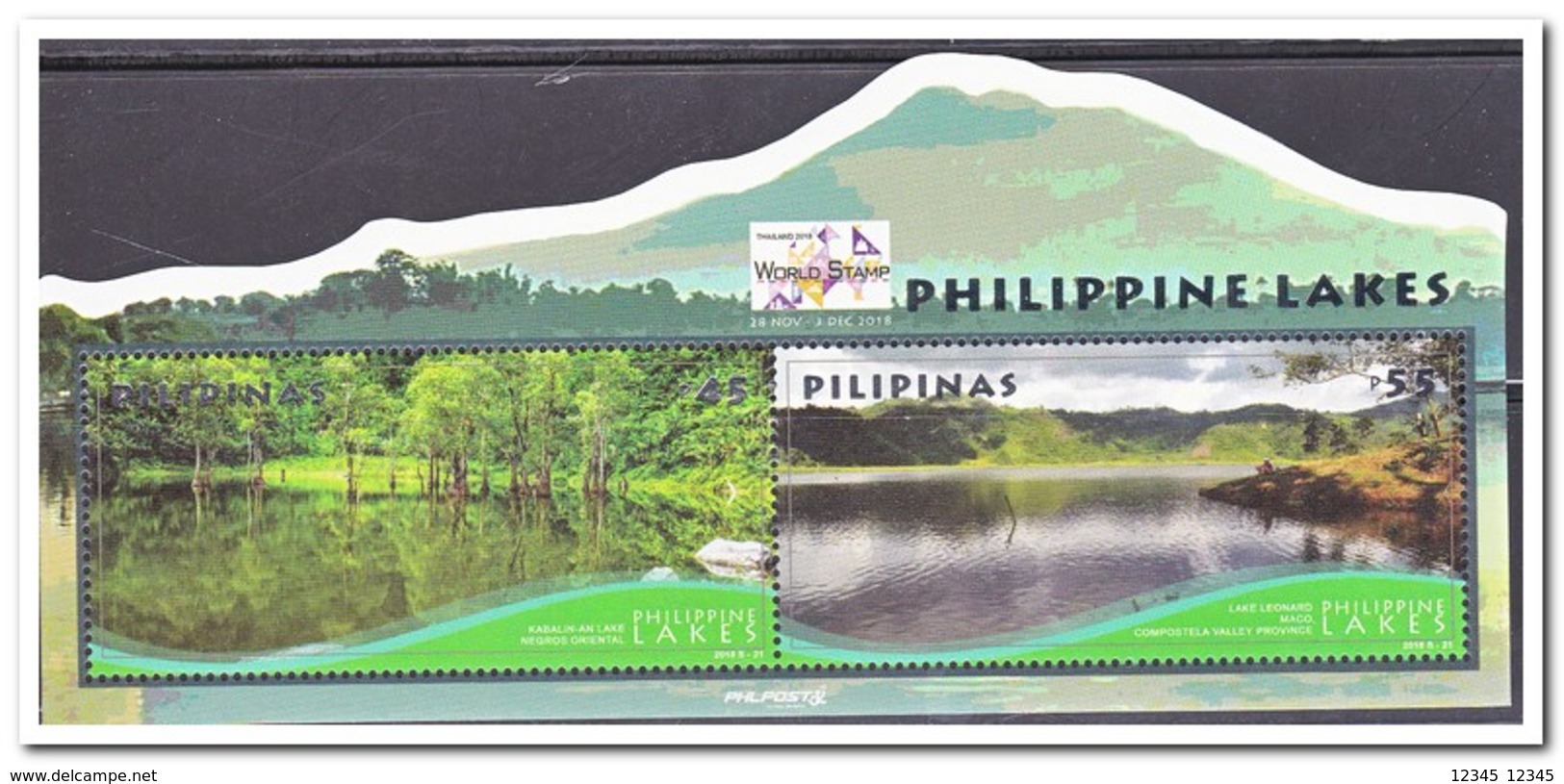 Philipijnen 2018, Postfris MNH, Lake, Nature - Filippijnen