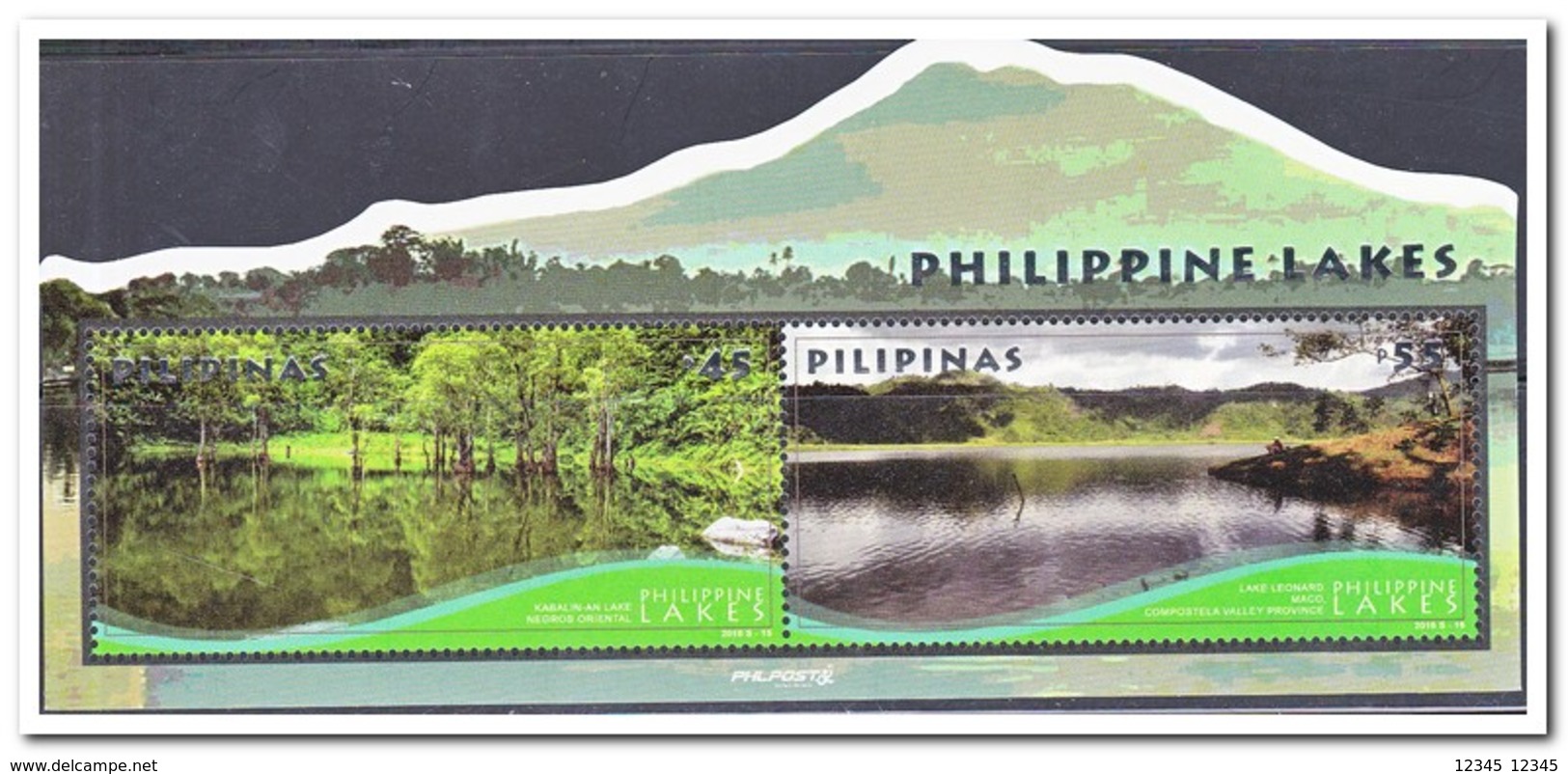 Philipijnen 2018, Postfris MNH, Lake, Nature - Filippine