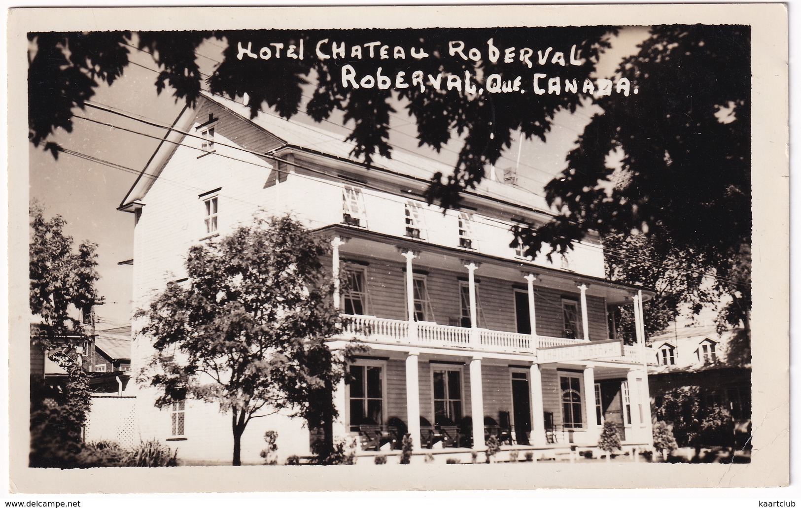 Roberval - Hotel Chateau 'Roberval'  - (Québec, Canada) - 1953 - Saguenay