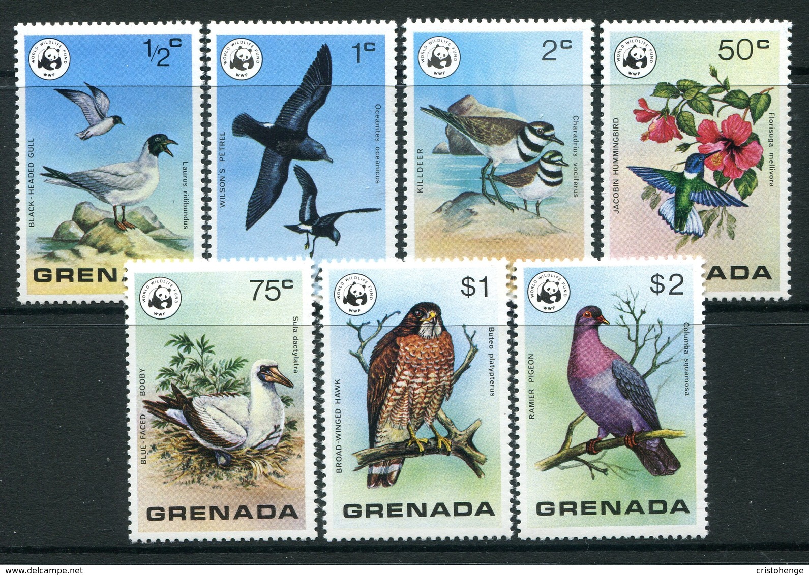 Grenada 1978 Wild Birds Set MNH (SG 922-928) - Grenada (1974-...)