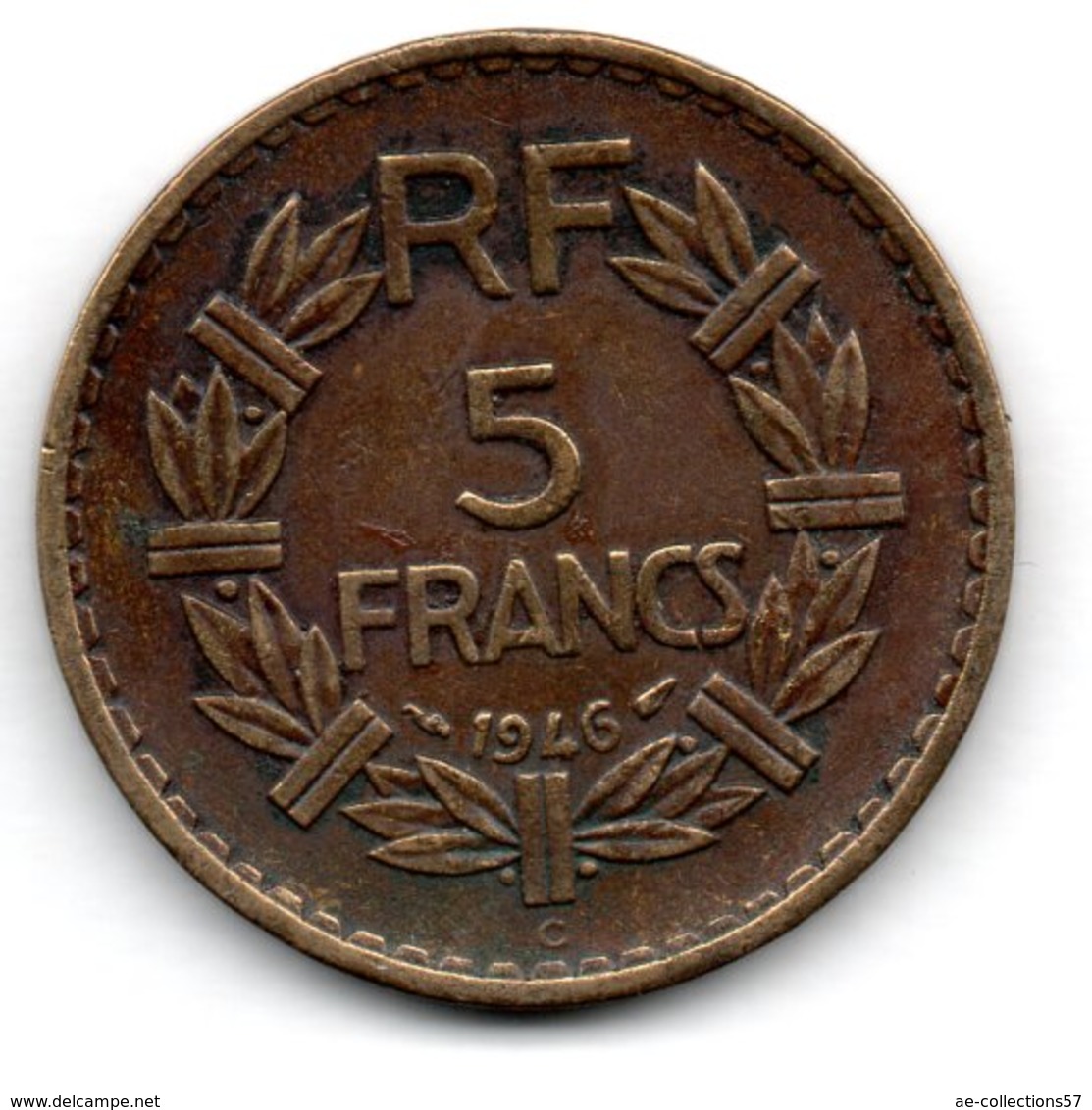 5 Francs 1946 C  -- état  TB  - - Autres & Non Classés
