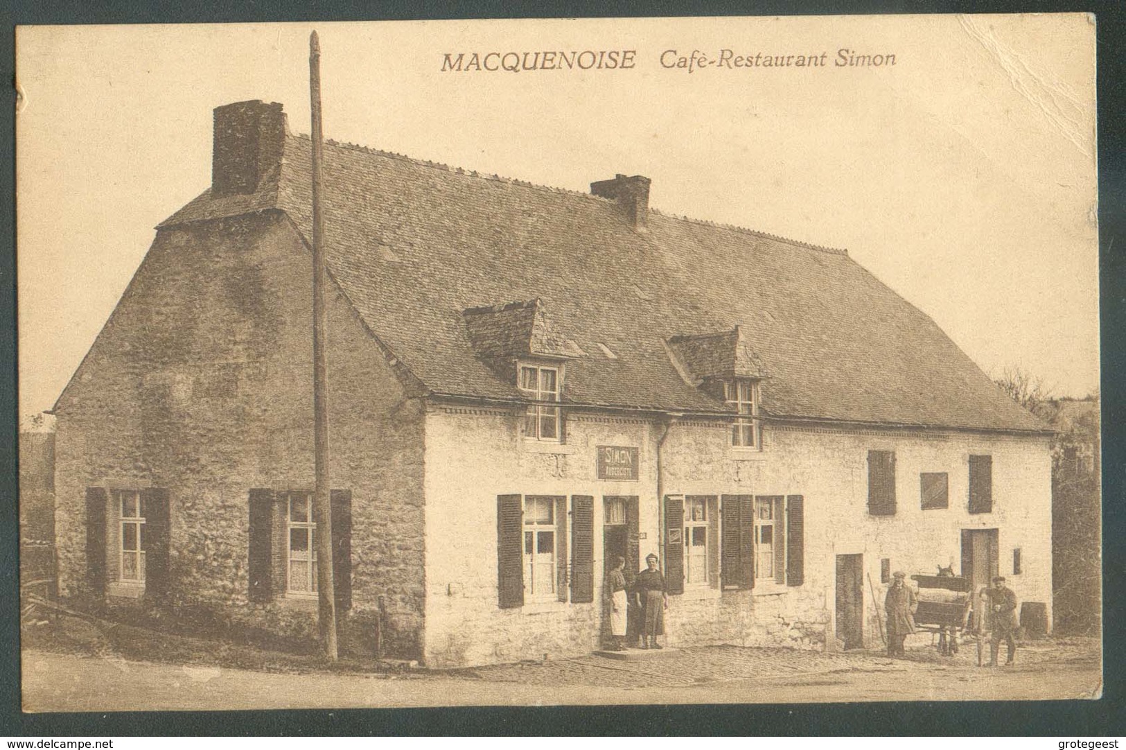 MACQUENOISE - Café Restaurant SIMON - 13888 - Chimay