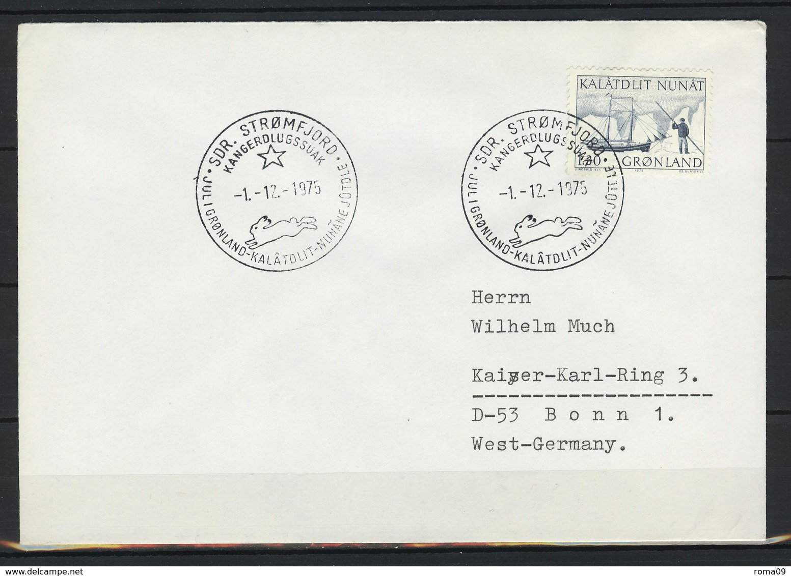 Grönland; MiNr. 93 Auf Brief Nach Deutschland; Sonderstempel;  B-64 - Storia Postale