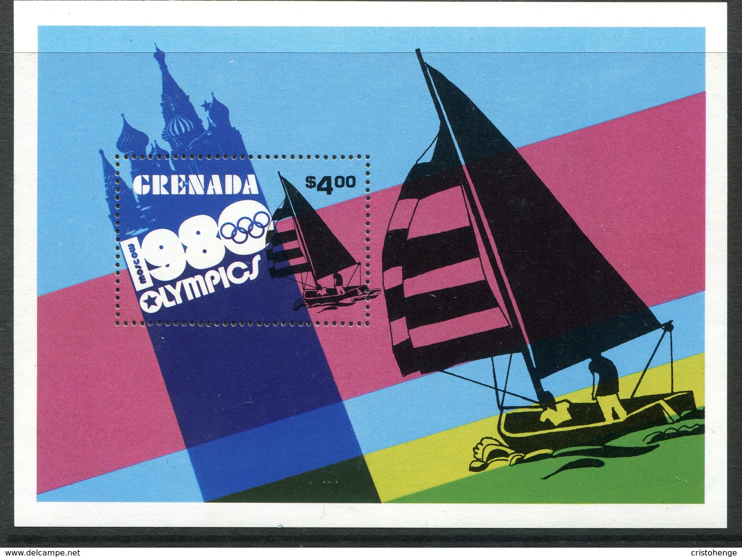 Grenada 1980 Olympic Games, Moscow MS MNH (SG MS1059) - Grenada (1974-...)