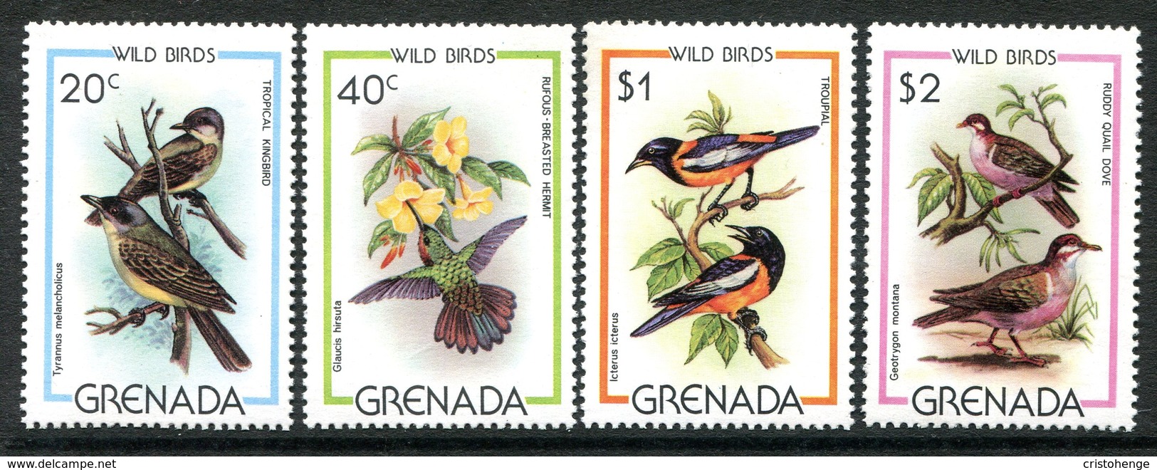 Grenada 1980 Wild Birds Set MNH (SG 1060-63) - Grenada (1974-...)