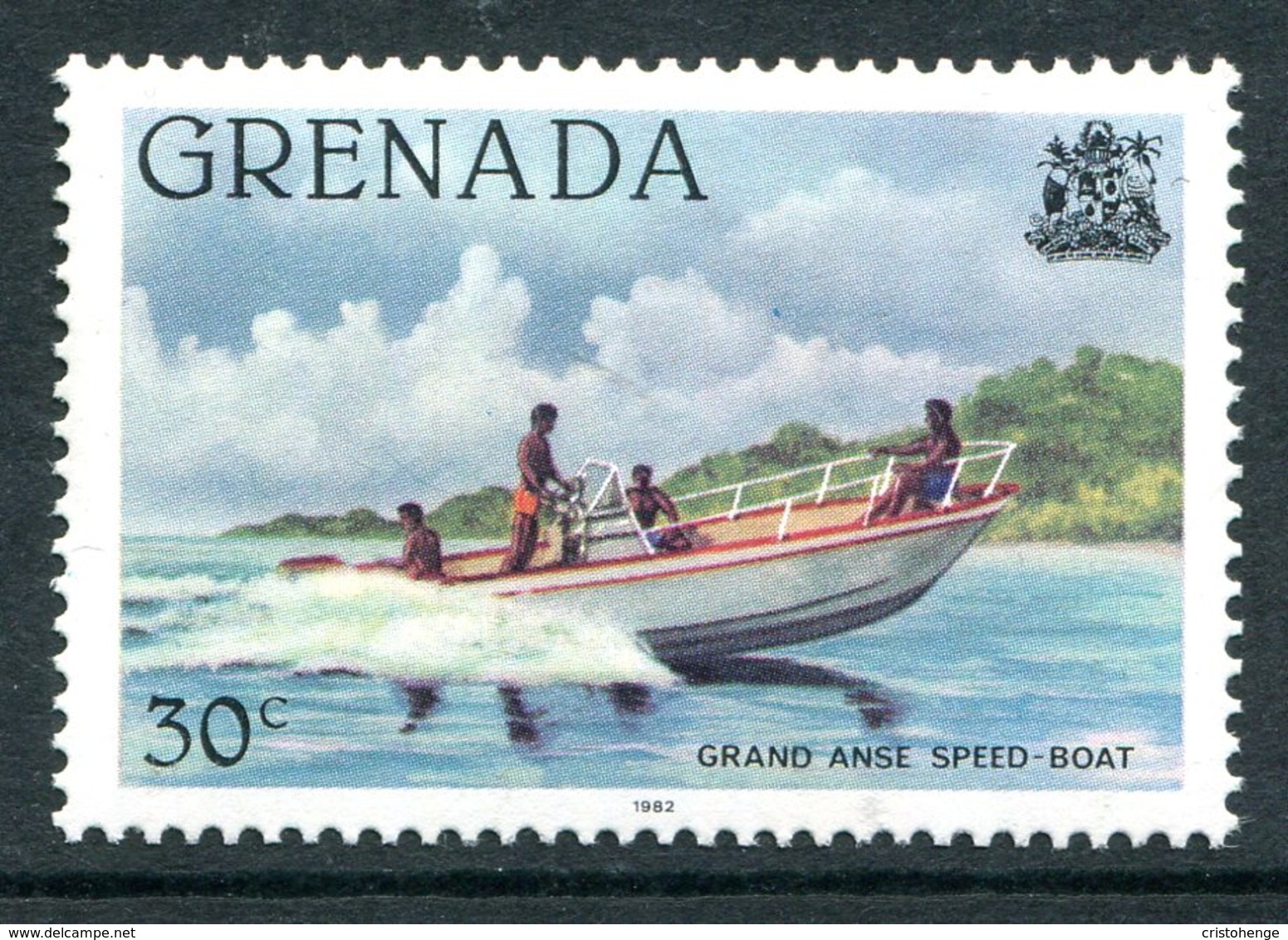 Grenada 1980-84 Shipping - Imprint Date - 30c Value - P.14 - MNH (SG 1092Ba) - Grenada (1974-...)