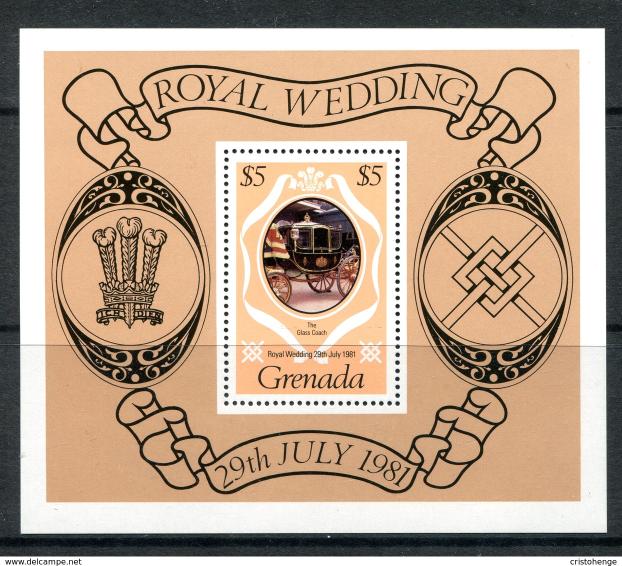 Grenada 1981 Royal Wedding - 1st Issue - MS MNH (SG MS1133) - Grenada (1974-...)