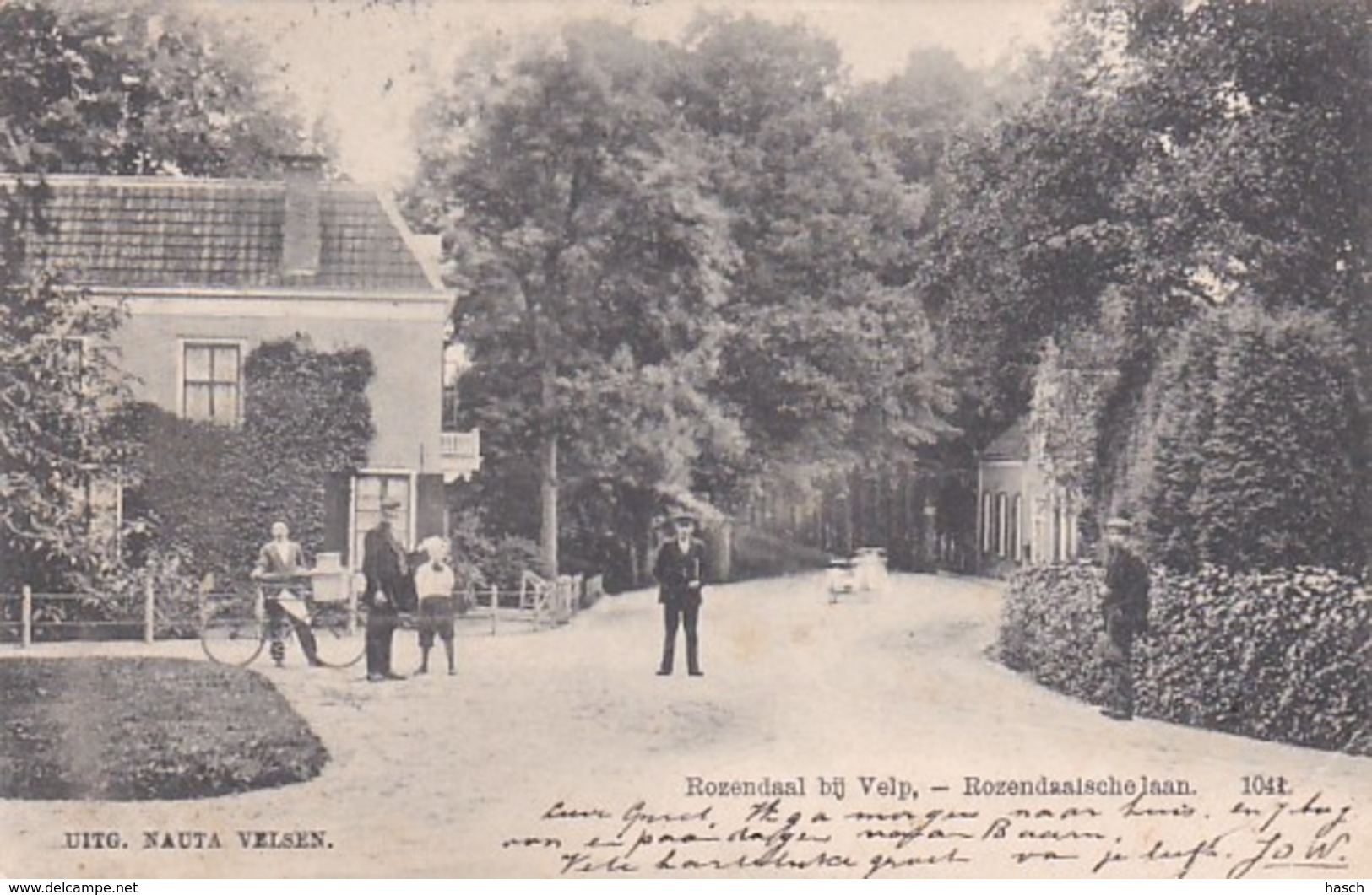 2603119Rozendaal Bij Velp, Rozendaalsche Laan – 1905 (rechtsonder Een Vouw) - Velp / Rozendaal