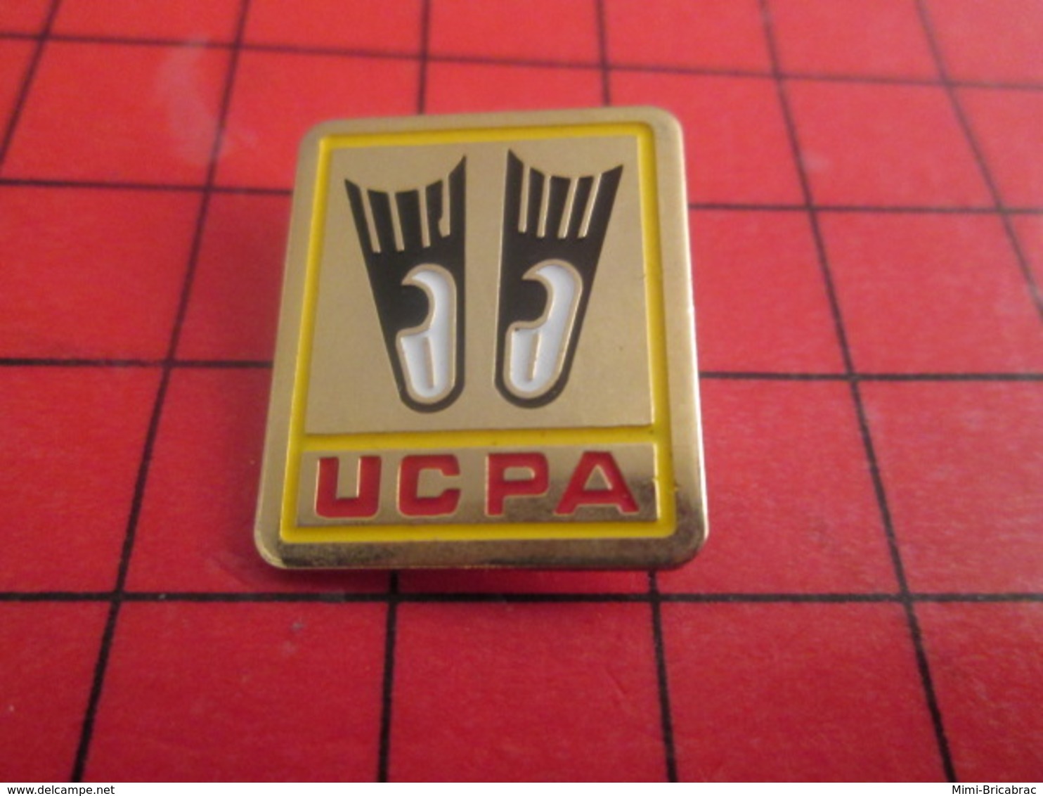 413H Pins Pin's  / Rare & Belle Qualité / THEME SPORTS : UCPA PLONGEE SOUS MARINE PALMES Pas Académiques - Plongée